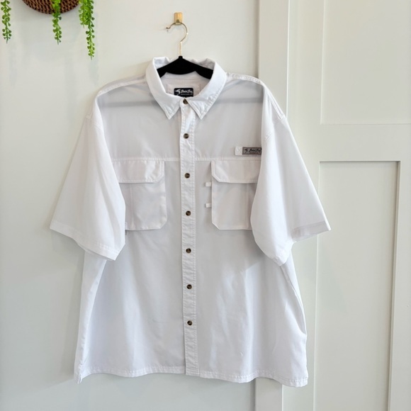 Bimini Bay Other - Bimini Bay Men's Fishing Boating Short Sleeve Button Down Shirt Wicking Size 2XL